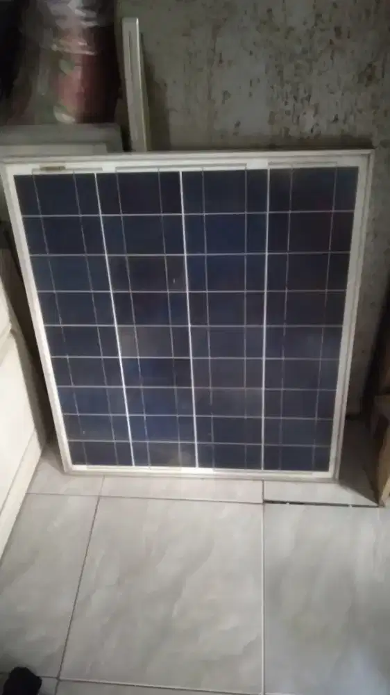 Solar panel 50 watt bekas .