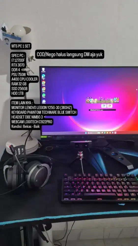 Di jual pc kesayangan