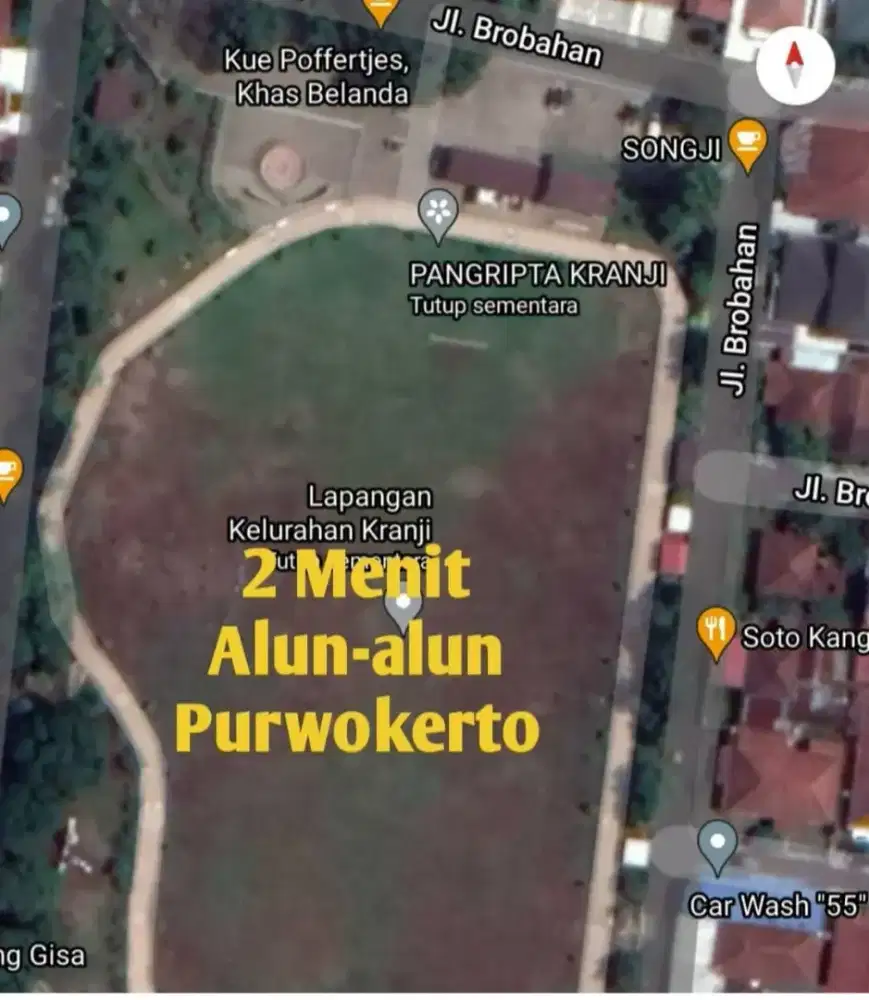 Dijual tanah kosong ditengah kota (Kranji Purwokerto)