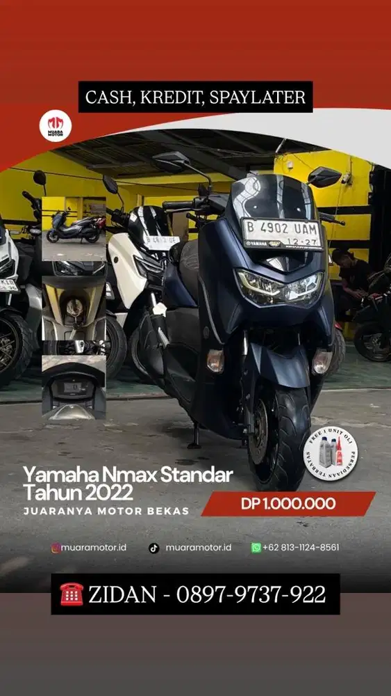 YAMAHA NMAX STANDAR 2022 SIAP PAKAI !!!