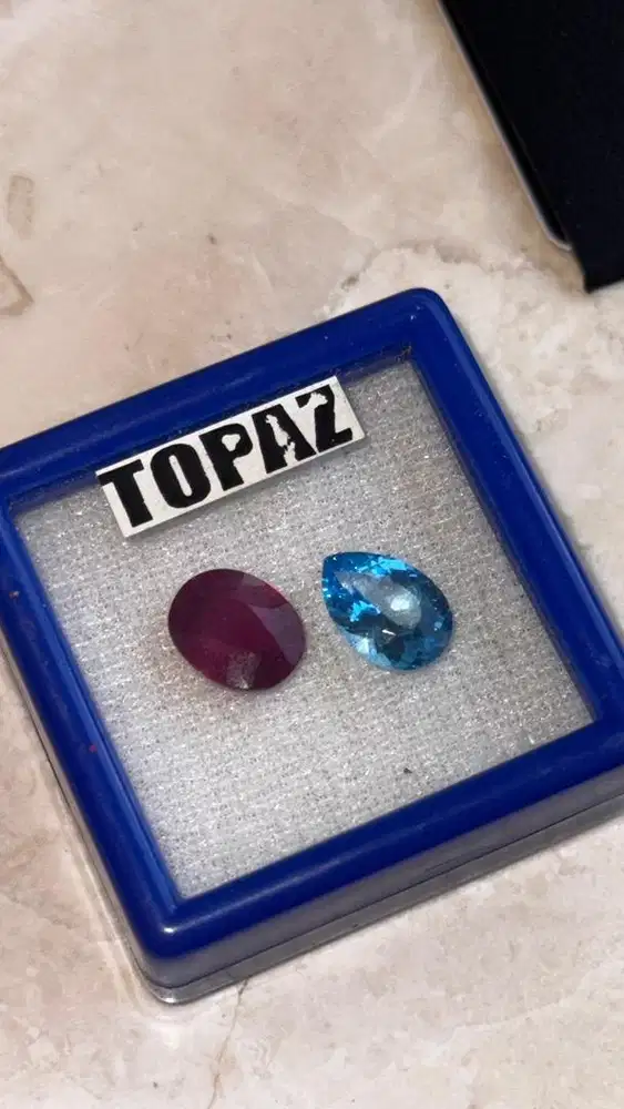 Borongan Koleksi Pribadi | Ruby | Biduri Bulan | Garnet | Blue Topaz
