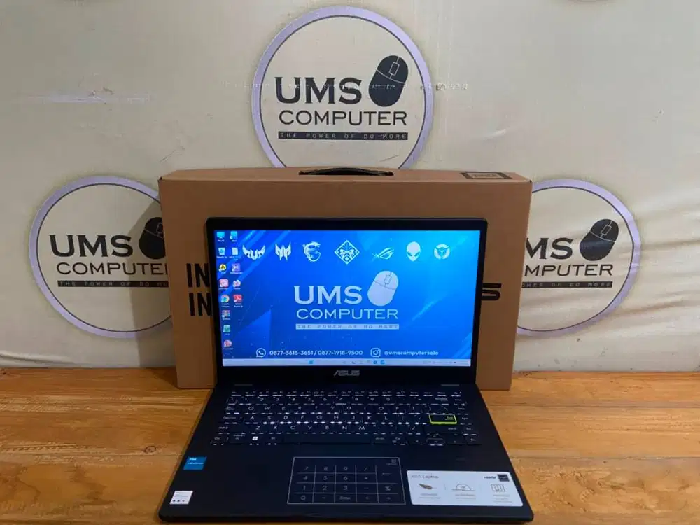 ASUS VivoBook E410K Blue Peacock INTEL N4500 RAM 8GB SSD 512GB FHD