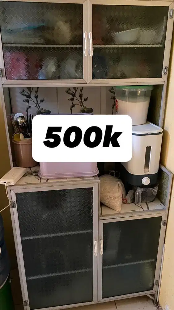 Lemari  rak dapur edisi mau pindahan
