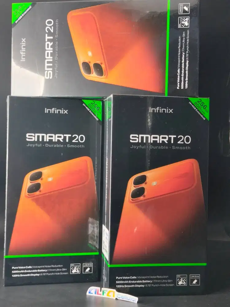 NEW INFINIX SMART 20 4 /128 - 256 GARANSI RESMI