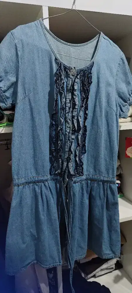 Blus  denim/atasan