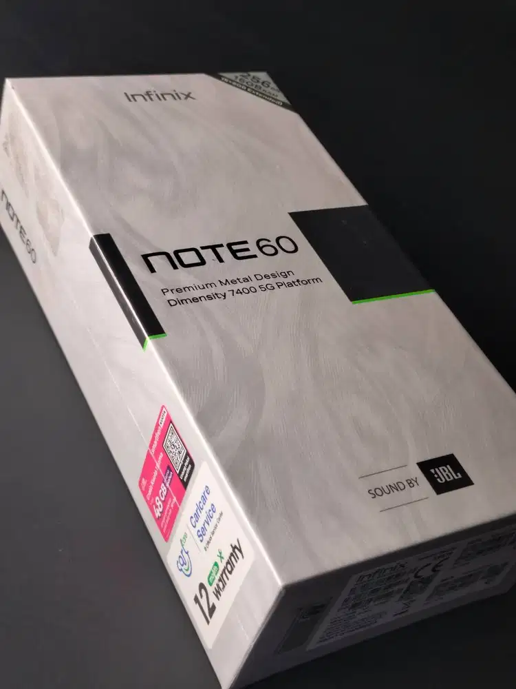 NEW INFINIX NOTE 60 5G 16 GB /256 GB  GARANSI RESMI + BONUS