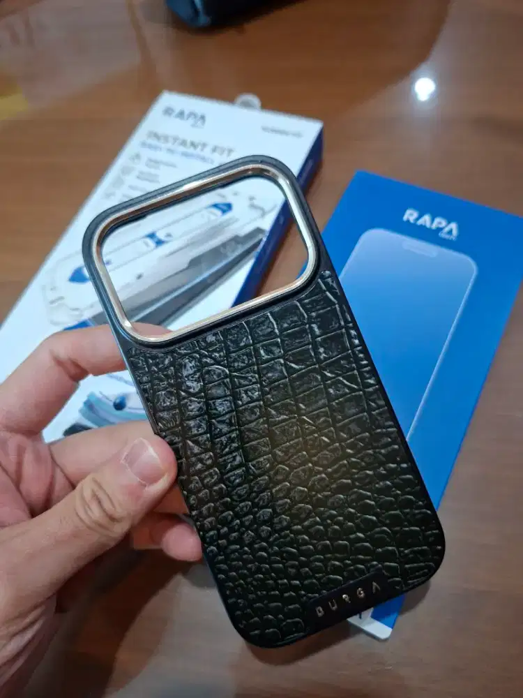 Case Iphone 17 Pro Original Burga Luxury Antigores Rapa