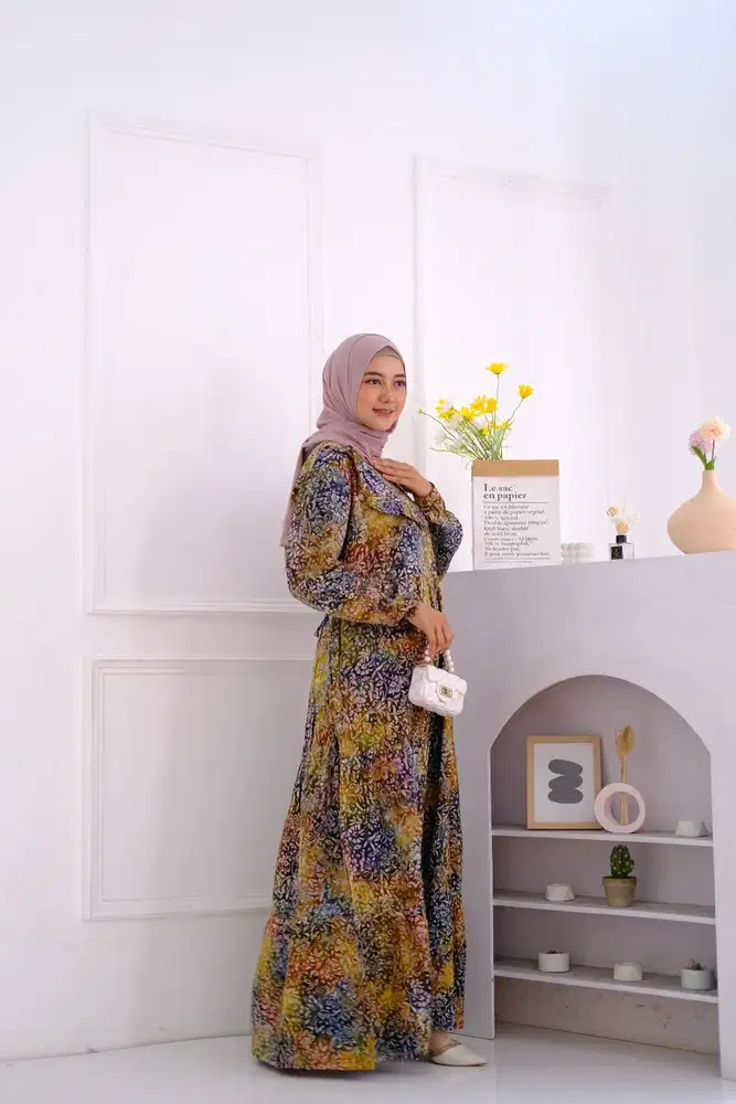 Gamis Batik Solo Asli