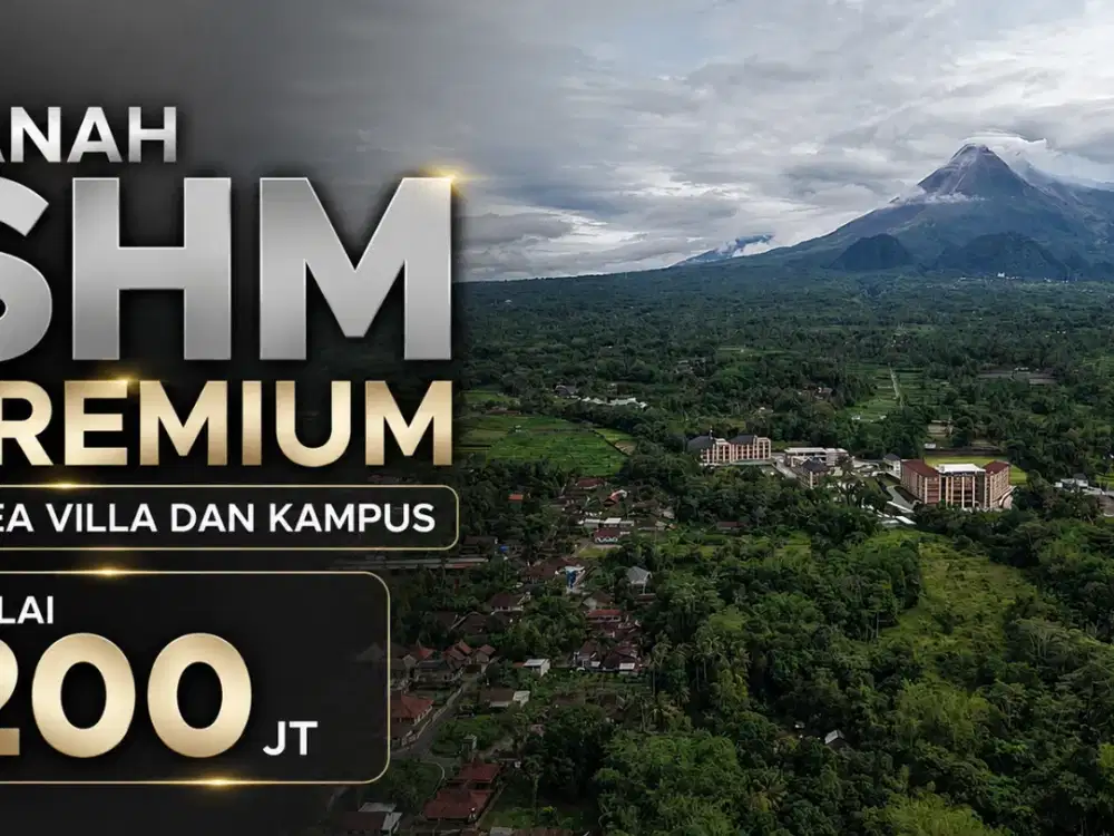 Tanah SHM Premium Villa dan Hunian Private Sleman Utara
