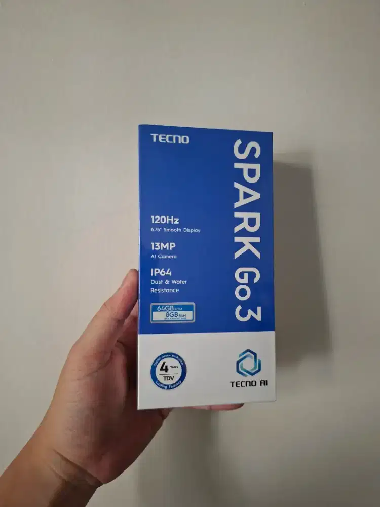 [BARU] Tecno Spark Go 3 4/64, SEGEL Garansi Resmi, Bisa COD