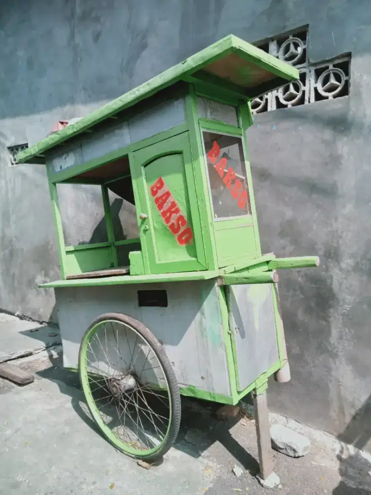 Gerobak bakso/mie ayam/soto ayam/bubur ayam/dll
