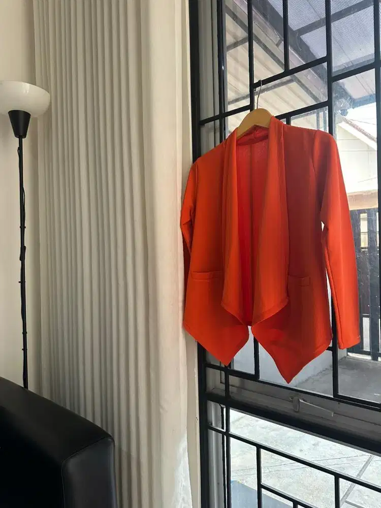 Blazer/jas/outer wanita warna orange