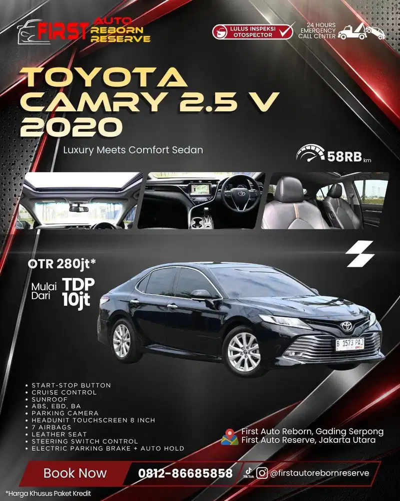 (Tdp10jtan) Toyota Camry 2.5 V 2020