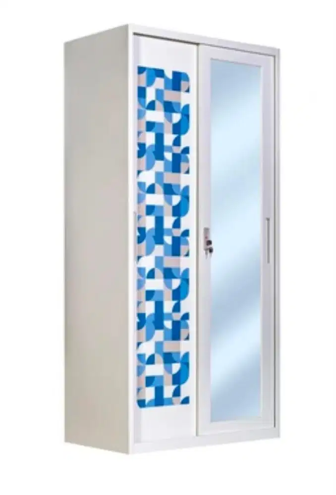 Lemari Pakaian Alexis Blue 90cm