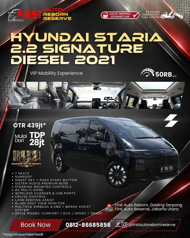 Hyundai Staria 2.2 Signature Diesel 2021
