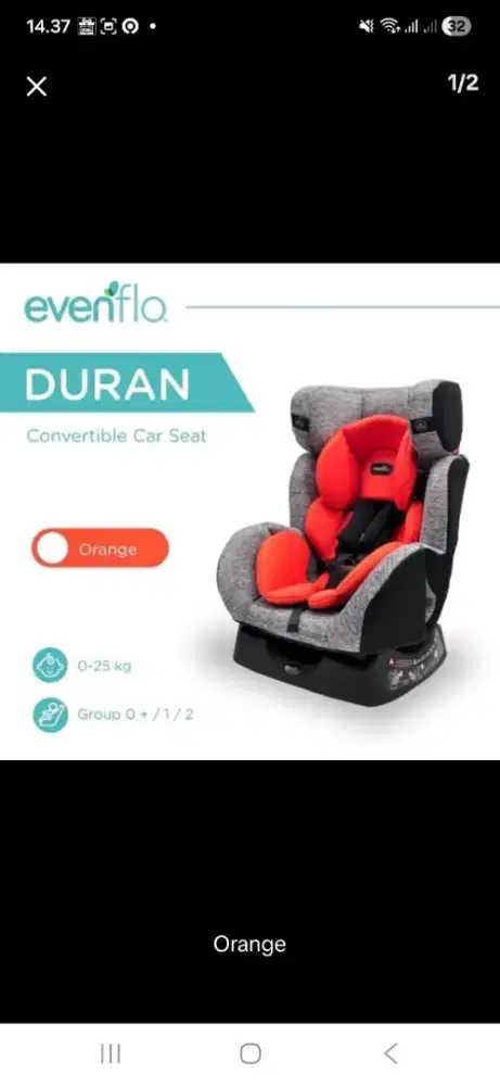 Car seat untuk baby