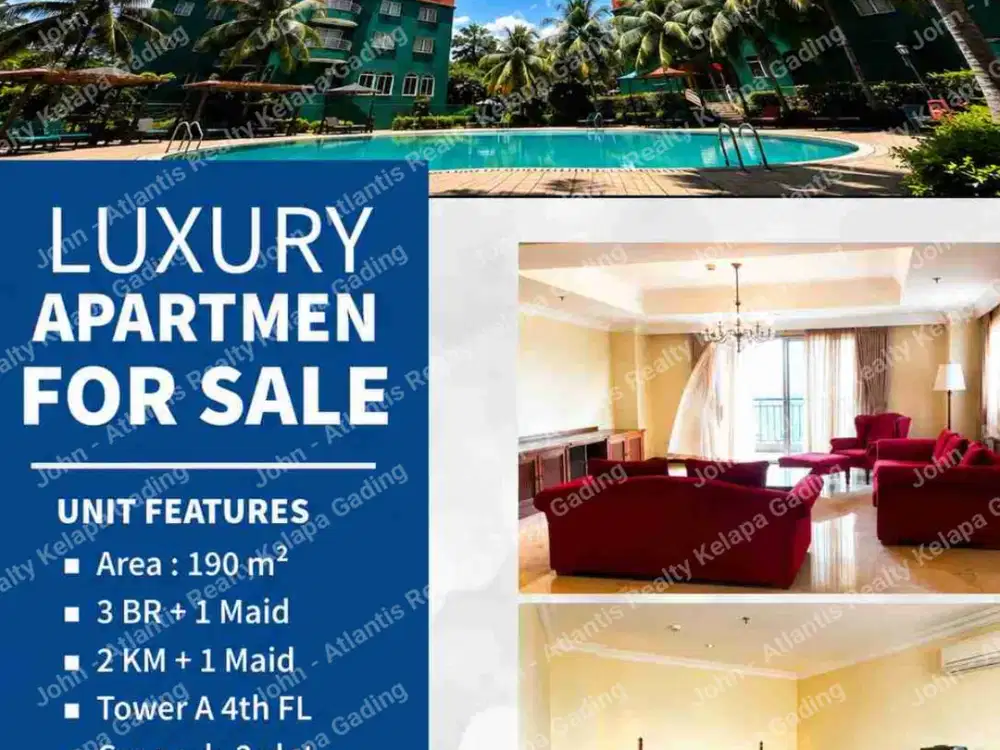 Apartemen Luxury di kawasan elite Pondok Indah.