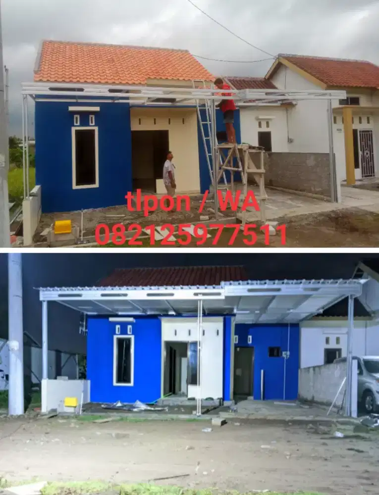 Kanopi baja ringan terpasng murah
