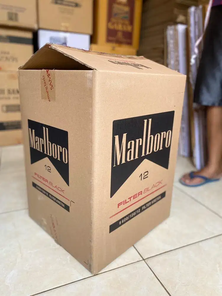 Kardus Packing Besar Jumbo MAR hitam uk 38x52x37