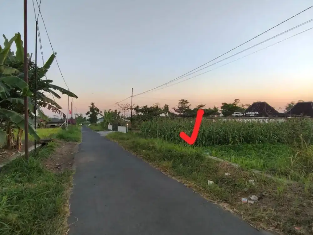 Tanah Strategis Mangku Jalan Aspal Gamping Sleman #Kode : TP 012