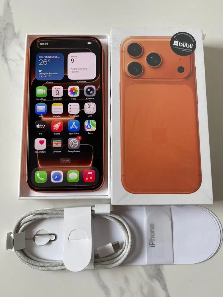 iPhone 17 Pro 256gb Garansi Resmi Fullset
