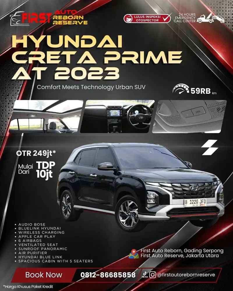 (TDP10jtan) Hyundai Creta Prime 2023