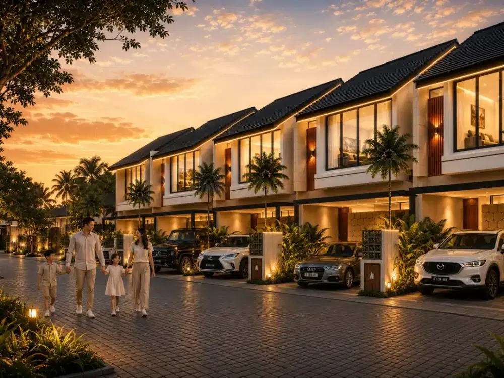 HUNIAN PREMIUM MODERN TROPIS ONE GATE DEKAT BANDARA NGURAH RAI KUTA