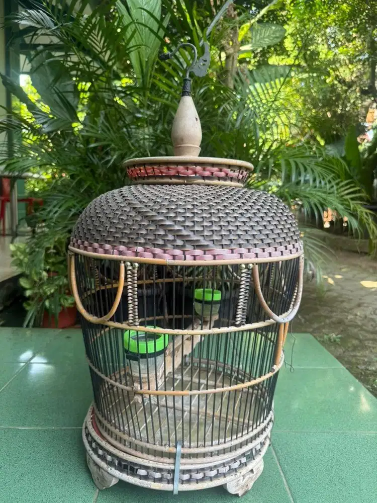 Kandang perkutut rotan