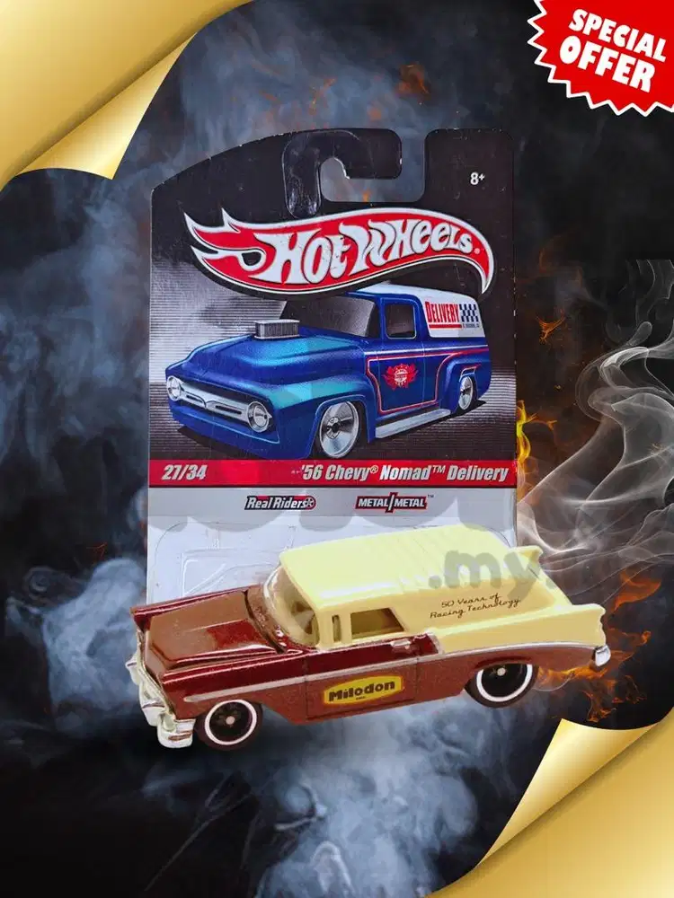 Hot Wheels Chevy Nomad Delivery HW Slick Rides 2010 Maroon Diecast
