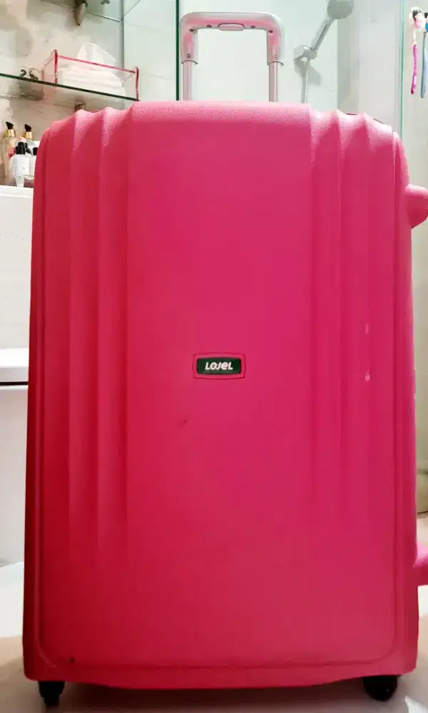 KOPER Lojel Pink 32in XL BAGASI BESAR BIG LUGGAGE POLYPROPILENE JAPAN
