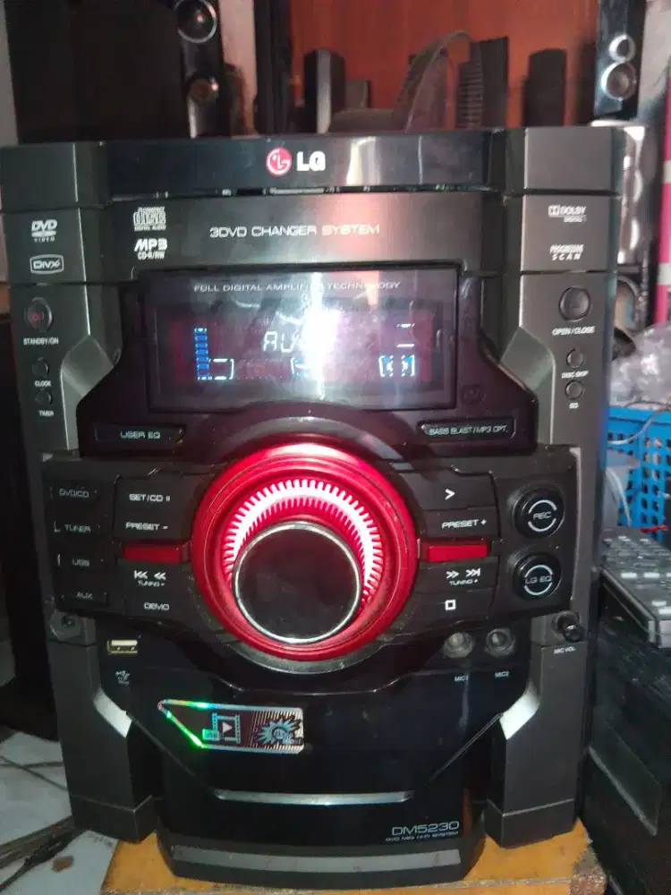 LG Amplifier USB, Radio & Aux ok, full ori, utuh, mulus, merk Korea