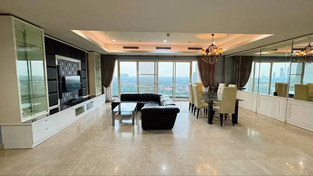 Disewakan Murah Apartmen Mewah Adhiwangsa 3BR Tower B Surabaya Barat