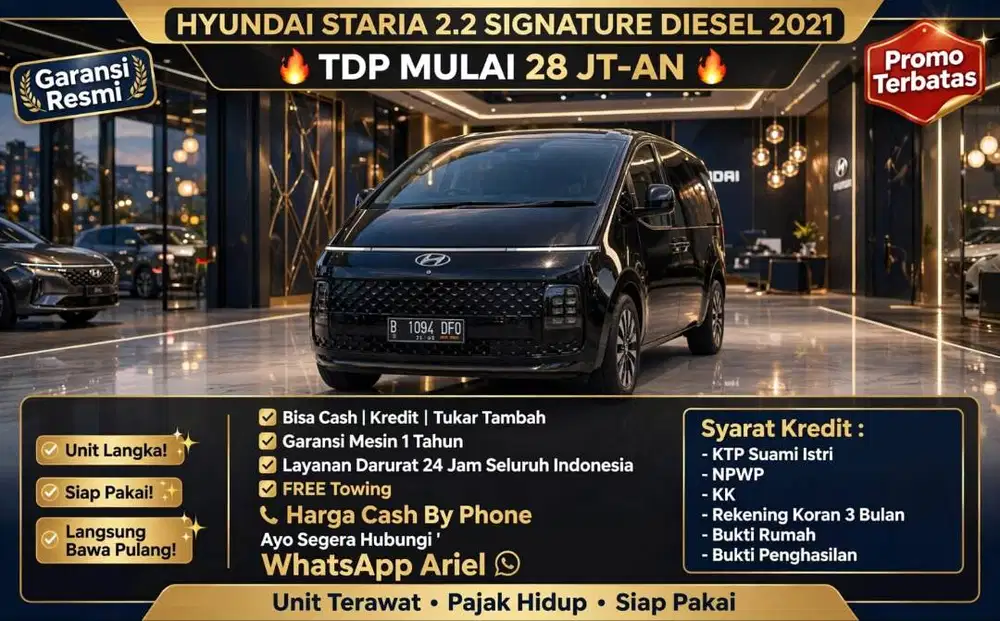 Hyundai staria 2.2 signature diesel
