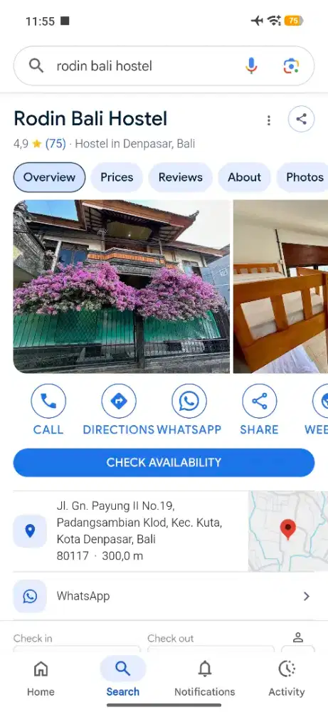 Bersih bersih dan handle tamu  Hostel