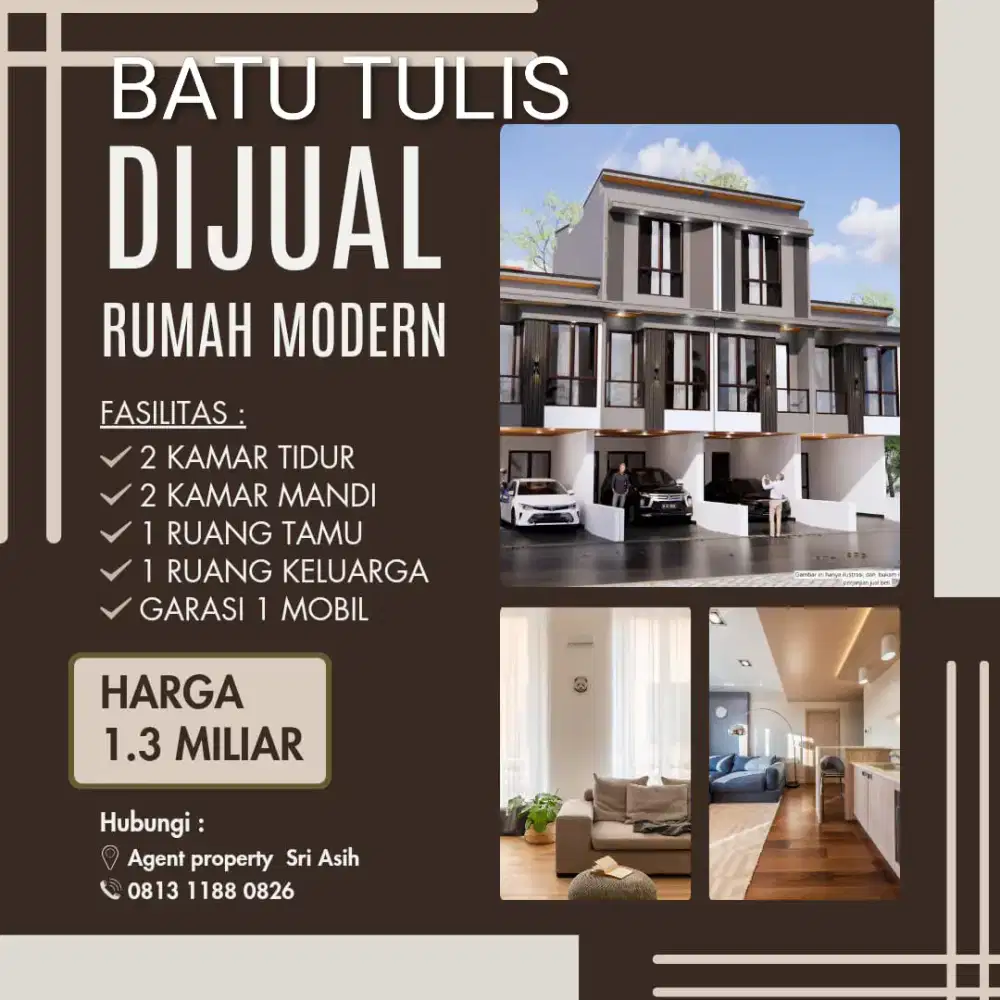 Di jual Rumah Baru Mewah Bergaya Eropa Daerah Batu tulis Jakpus