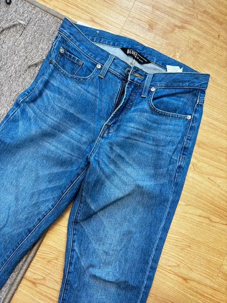 Giordano Mens Essential Jeans Ori Medium Blu No 29