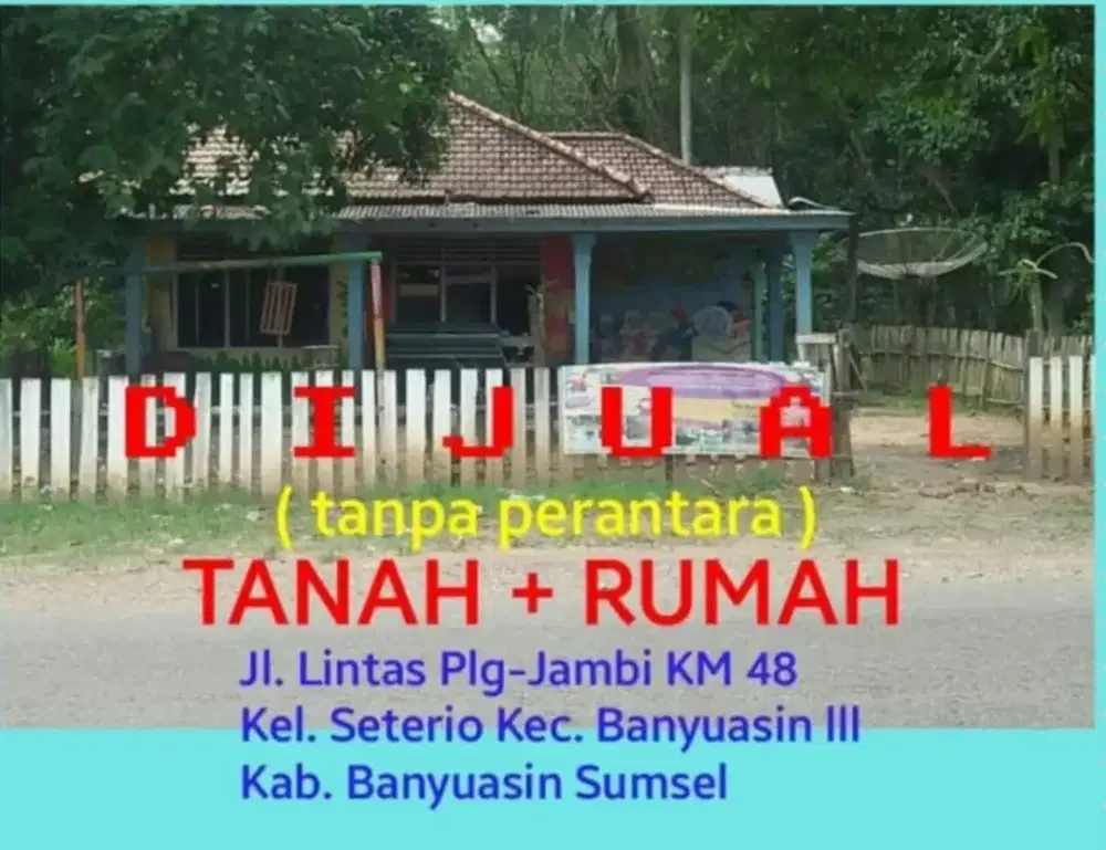 Rumah Strategis cocok untuk usaha