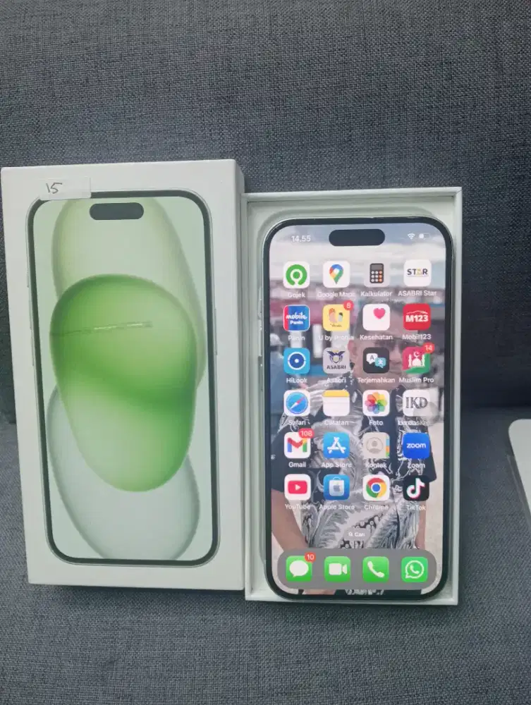 iPhone 15 128GB green ex iBox
