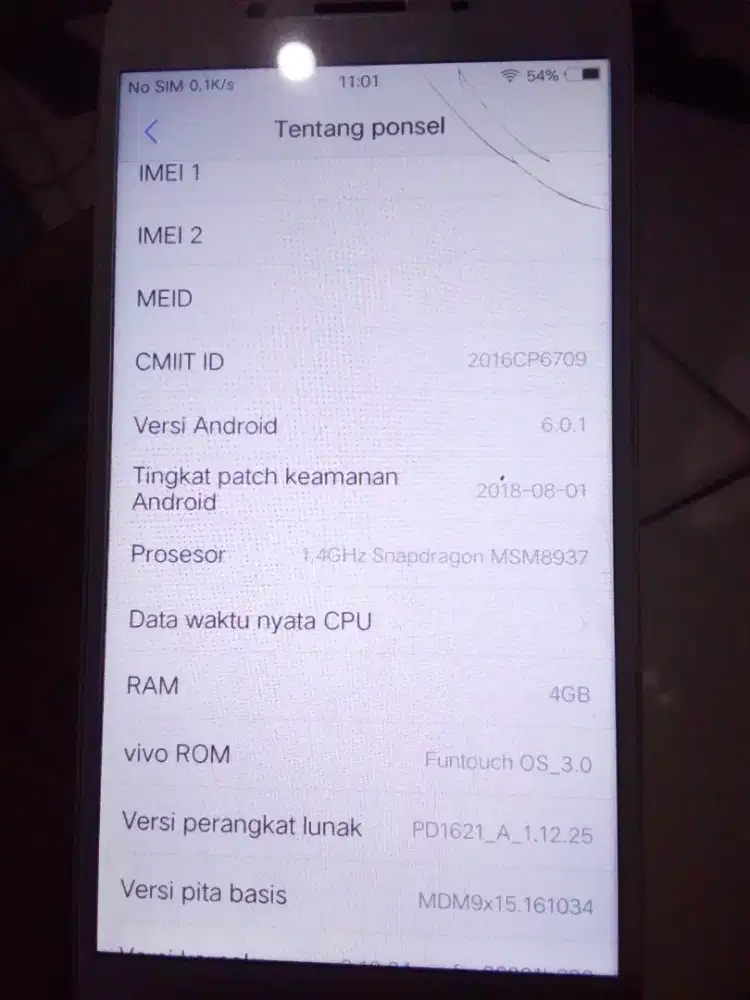 Di jual hp Vivo y66 r4/64