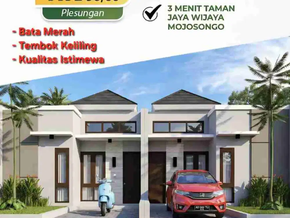 JUAL RUMAH BARU 166 JUTA PLESUNGAN - SOLO (Harga Subsidi Kualitas Perumahan Komersial)