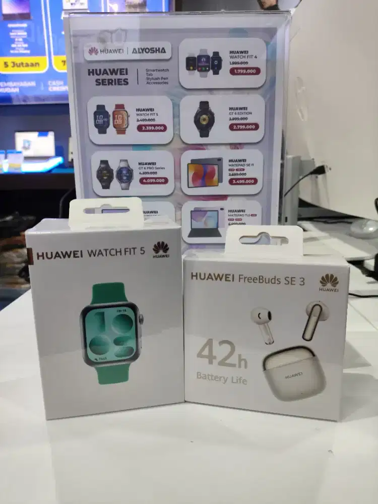 HUAWEI WATCHFIT 5 + FREEBUDS (GREEN)
