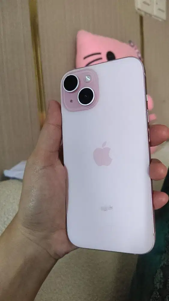 Jual iphone 15 pink full set