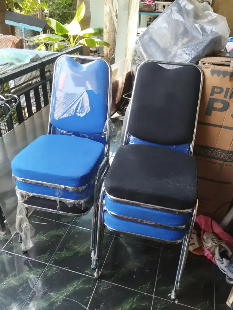 Jual borong 7 pcs kursi pesta susun