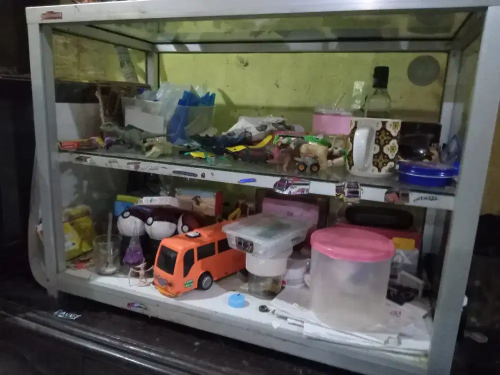 Dijual etalase u/display makanan uk 1m × 50cm