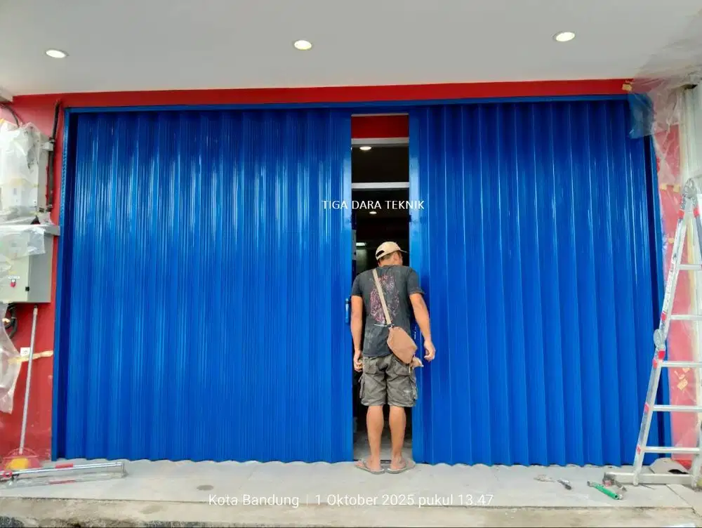 Pintu Gulung Lipat Geser Folding Gate Rolling Door Murah Berkualitas