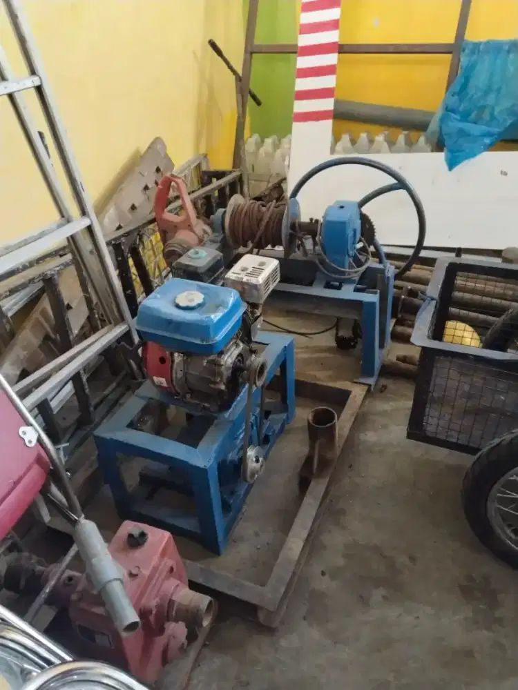 Dijual mesin bor sumur / sumur bor komplit tinggal pakai