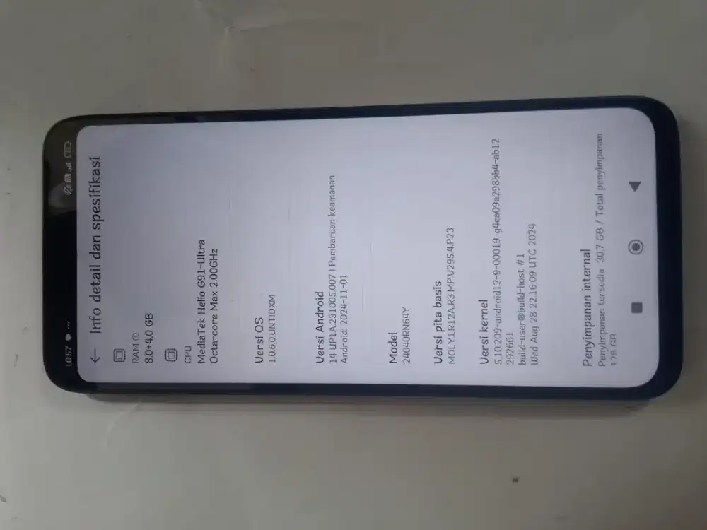 Redmi 13 batangan no minus