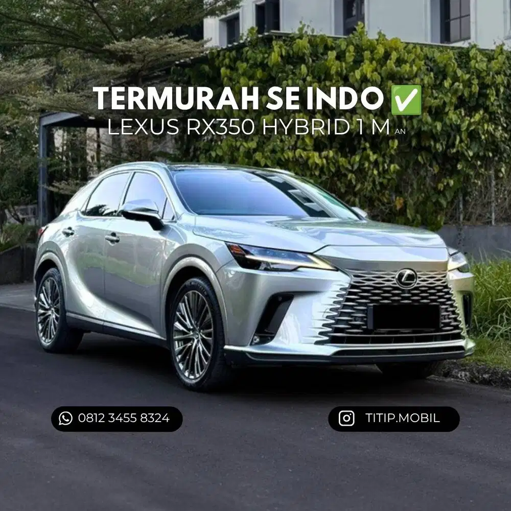 [CASH] Lexus RX350 Hybrid 2024