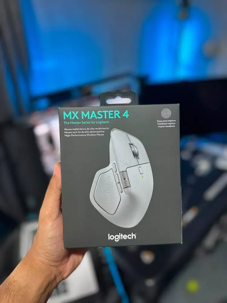 Logitech MX Master 4 - Pale Grey | Bluetooth Mouse for Windows and Mac