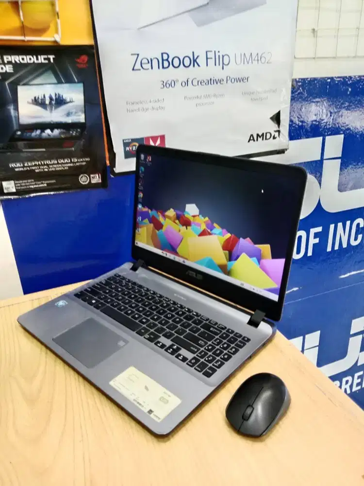 PROMO SIAP KULIAH LAPTOP ASUS A507M RAM 4G HDD 1000GB SIAP PAKAI
